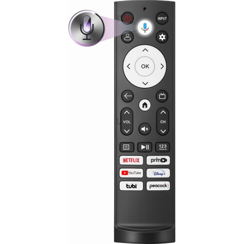 Télécommande Hisense pour téléviseur avec commande vocale et Bluetooth
