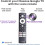 Télécommande Hisense pour téléviseur avec commande vocale et Bluetooth 4