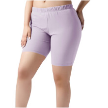 Pantaloni scurți lulshou pentru femei, pantaloni scurți de yoga pentru femei, mărime mare, culoare solidă, cu talie elastică, pantaloni scurți