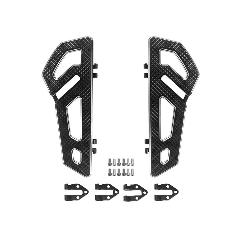 Motorcycle Floorboard Rider Foot Board Foot Pegs For Touring Road King Softail Dyna Fld Accessories 6033793835850