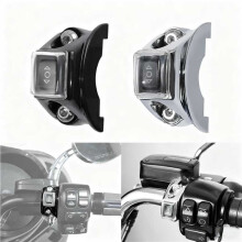 Motorcycle Clutch Bracket Control Button for Touring Road Street Glide Softail Dyna All Model Chrome Color