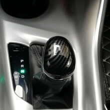 1 Pcs Shift Knobs Shift Lever Gear Shift Decorate Cover Trim & 2 Pcs Car Styling Interior Stickers Steering Wheel Trim