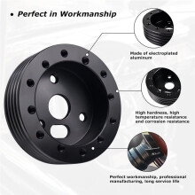 1inch Steering Wheel Hub Adapter Conversion Spacer, 6 Hole to 3 Hole Steering Wheel Adapter for Grant Adapter Boss Kit