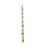 Bow-Printed Taper Candle, Smokeless 25 cm White 4