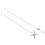 FRCOLOR pendant lamp cable chain extender silver 2 pcs 6