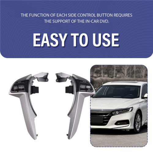 New Steering Wheel Buttons Cruise Control +Wire+Frame for  Accord  2009 - 2013 2
