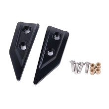 Motorcycle Handguard Decorative Cover Handlebar Hand Guard Cover Shield Protector for 368G 501g Black