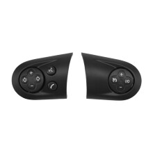 2Pcs Steering Wheel Multifunction Control Cover for Cooper R55 R56 R57 R58 R59 R60 R61