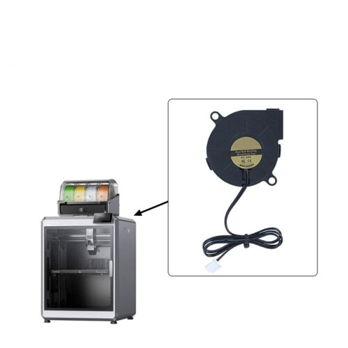 For   Motherboard Cooling Fan 5015 High-Speed 6000 RPM Printer Part for Enhanced Performance 2