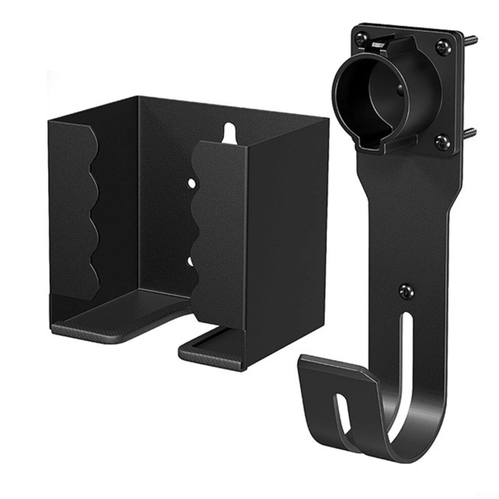 Ev Charger Holder For Sae J1772 With Wall Mount Cable Organizer And Secure Plug Storage 9771547173519