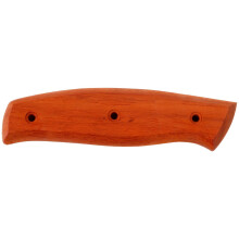 Hardwood Knife Handle Replacement Red Pear Wood Ergonomic Grip for Kitchen and Display Knives 13x2.9x1 cm