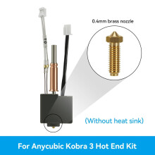 Kobra 3 Hotend 24V 50W 0,4 mm Messingdüse-Set