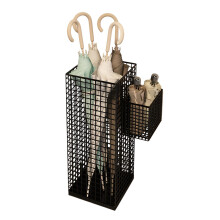 Elegante metalen gaasparaplu's opbergdoos-1 zijframe Zwart