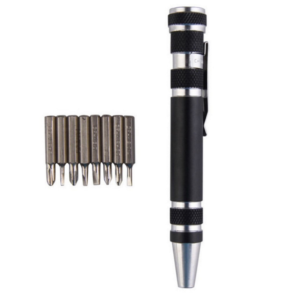Japceit Steel Magnetic Screwdriver Kit For Eyeglass, Sunglasses, Electronics, Cellphone, Jewelry And More, 8-In-1 Multifunctional Small Screwdriver 9180479066095
