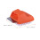 BBQ Grilling Brush Orange Stainless Steel Compact 2in1 8