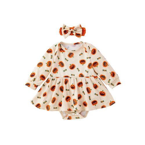 (1-3 Months, White) Dívčí oblečení pro halloweenské oblečení
