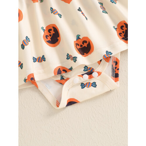 (3-6 Months, White) Dívčí oblečení pro halloweenské oblečení 1