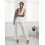 (L, White) Γυναικεία Ρούχα Βαμβάκι Παντελόνια, Streetwear 2