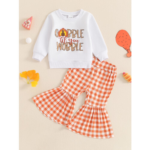 (12-18 Months, White) Ensemble 2 pièces pour Thanksgiving. 2