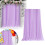 Transparente tylbaggrundsgardiner lilla 155 x 233 cm 5