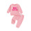 (3-4 Years, Pink) Kinderkleding set voor elastische taille. 1