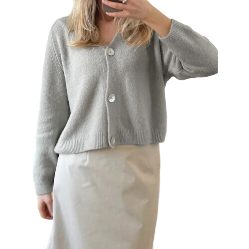 (M, Light Green) Gilet basique en décontracté d'automne