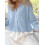 (S, Sky Blue) Cardigan donna basic corto autunnale. 4