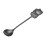 Cuillère en forme de chat, acier inoxydable 304, 14 x 1 pouce 1