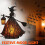 Halloween Witch Lamp Gothic Stained Glass LED Night Light 2