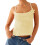 (M, Yellow) Tops de crochet de verano. 1