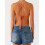(L, Orange) Hauts dos nu streetwear d'été. 6