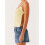 (M, Yellow) Tops de crochet de verano. 9