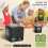 Cube Timer,Productivity Timer Kids Time Timer Gravity Sensor flip Timer for Time Management and Countdown Settings 15 20 30 60 Minutes,Black 2