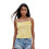 (M, Yellow) Tops de crochet de verano. 11