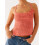 (M, Orange) Tops de crochet de verano. 4