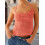 (M, Orange) Tops de crochet de verano. 5