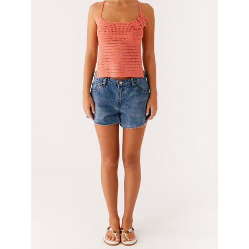 (L, Orange) Hauts dos nu streetwear d'été. 2