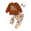 (12-18 Months, Brown) Σετ Ευχαριστιών για και παντελόνι 1