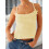 (M, Yellow) Tops de crochet de verano. 8