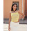 (M, Yellow) Tops de crochet de verano. 14