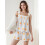 (M, Light Yellow) Γυναικείο Casual Σετ Στάμπα Ήλιου/Καρδιάς 6