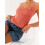 (M, Orange) Tops de crochet de verano. 6