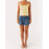 (M, Yellow) Tops de crochet de verano. 5