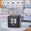 Cube Timer,Productivity Timer Kids Time Timer Gravity Sensor flip Timer for Time Management and Countdown Settings 15 20 30 60 Minutes,Black 6