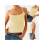(M, Yellow) Tops de crochet de verano. 4