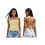 (M, Yellow) Tops de crochet de verano. 12