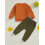 (6-12 Months, Orange) Σετ Halloween για και παντελόνια 4