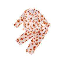 (8-9 Years, Orange) Ensemble pyjama Halloween nuit assortis.