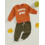 (6-12 Months, Orange) Σετ Halloween για και παντελόνια 3