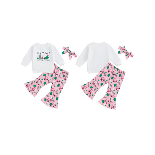(3-6 Months, Pink) Set de 3 pentru păr. 1